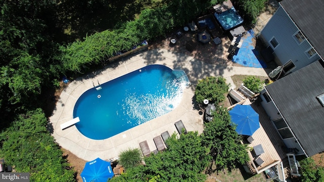 26 Worrell Rd, Tabernacle, NJ 08088 - bird's eye view of a pool area