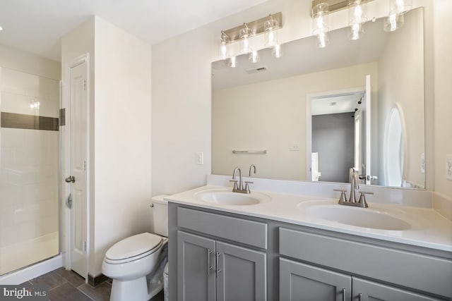 12150 Grey Squirrel St, Clarksburg, MD 20871 - full bath with double vanity and tiled shower
