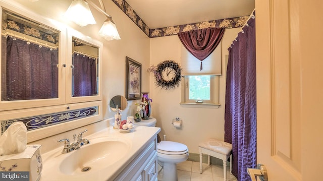 32 Lakeshore Dr, Hammonton, NJ 08037 - bathroom with tile patterned floors and vanity