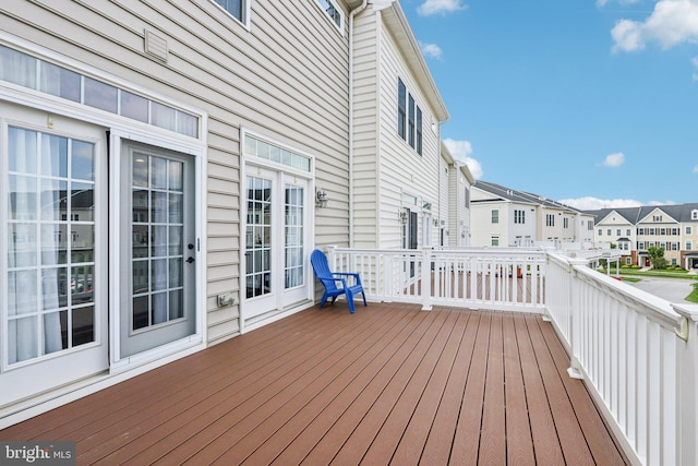 221 Patriots Path, Malvern, PA 19355 - wooden deck with a residential view