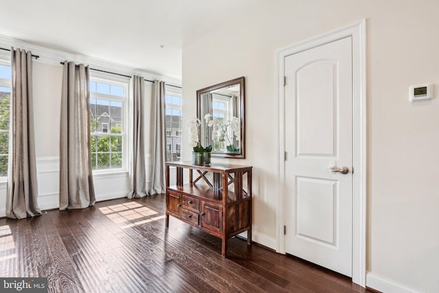 221 Patriots Path, Malvern, PA 19355 - sitting room featuring dark wood-style floors