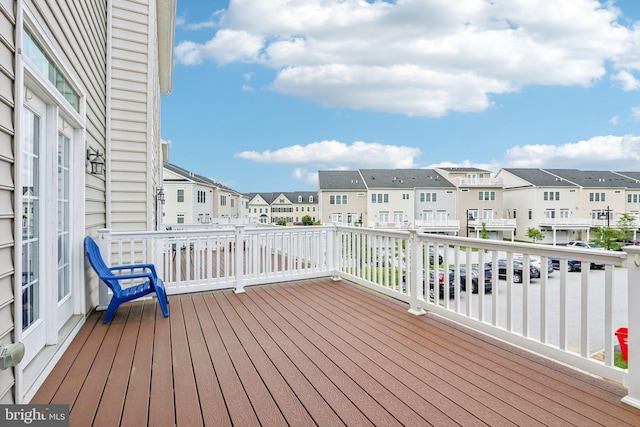 221 Patriots Path, Malvern, PA 19355 - wooden terrace with a residential view