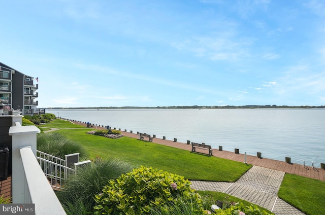 427 14th St Unit 10203, Ocean City, MD 21842 - water view featuring a boat dock