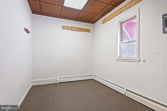 128 E Main St, Palmyra, PA 17078 - carpeted empty room with baseboard heating