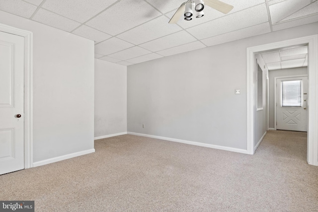 128 E Main St, Palmyra, PA 17078 - carpeted empty room featuring a drop ceiling