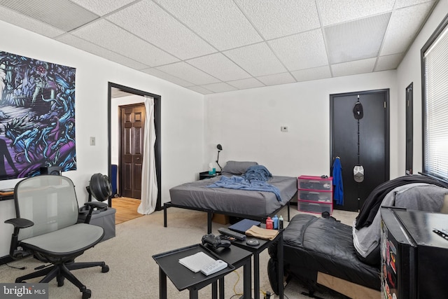 128 E Main St, Palmyra, PA 17078 - bedroom with light carpet and a drop ceiling