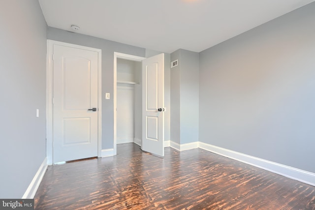 4316 Shamrock Ave, Baltimore, MD 21206 - unfurnished bedroom featuring wood finished floors and a closet