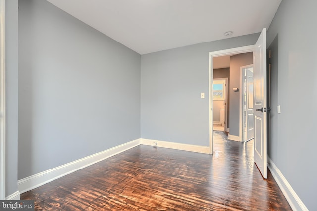 4316 Shamrock Ave, Baltimore, MD 21206 - empty room featuring wood finished floors and baseboards