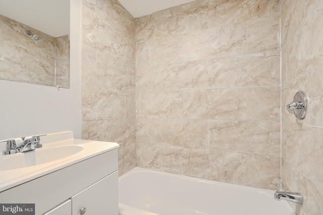 4316 Shamrock Ave, Baltimore, MD 21206 - bathroom with vanity and tub / shower combination