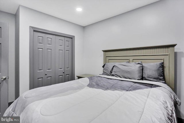 553 Wunder St Fl 1St, Reading, PA 19602 - bedroom with recessed lighting and a closet
