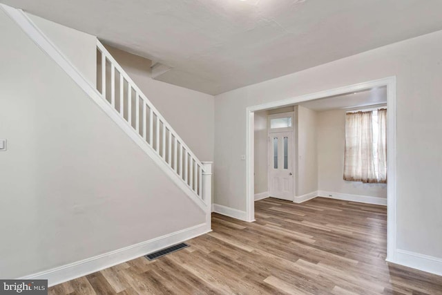 3339 N 21st St, Philadelphia, PA 19140 - foyer entrance with stairway and wood finished floors