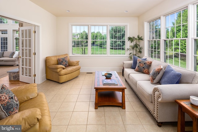 211 Twinings Ln, Wayne, PA 19087 - living area with light tile patterned flooring
