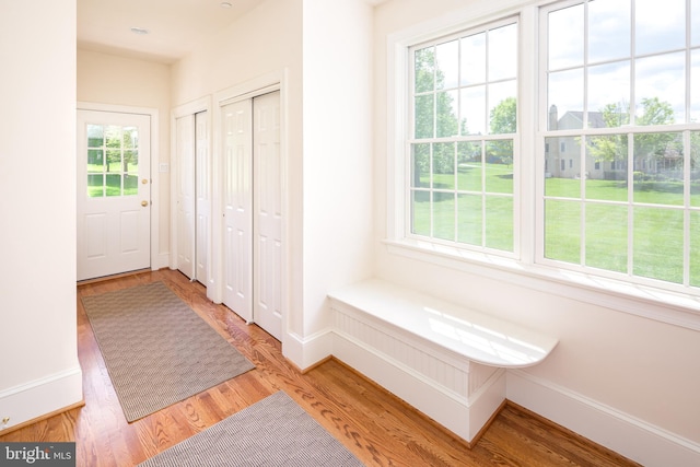 211 Twinings Ln, Wayne, PA 19087 - mudroom featuring light wood-style floors and baseboards