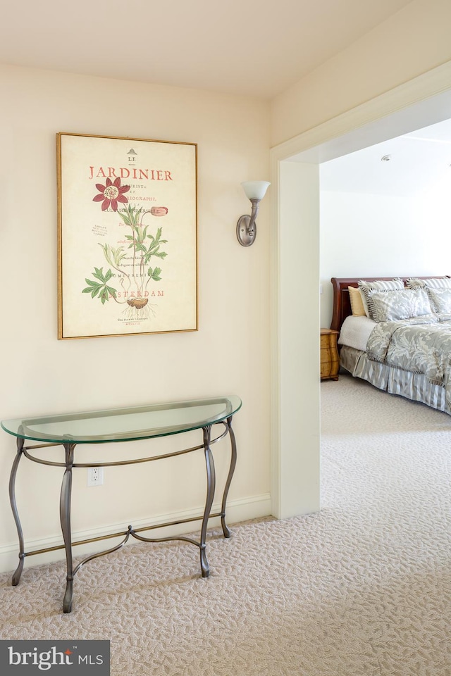 211 Twinings Ln, Wayne, PA 19087 - hallway featuring carpet and baseboards