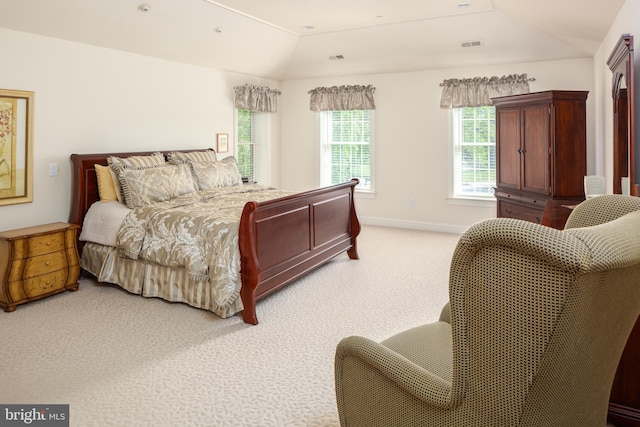 211 Twinings Ln, Wayne, PA 19087 - bedroom with light carpet and lofted ceiling