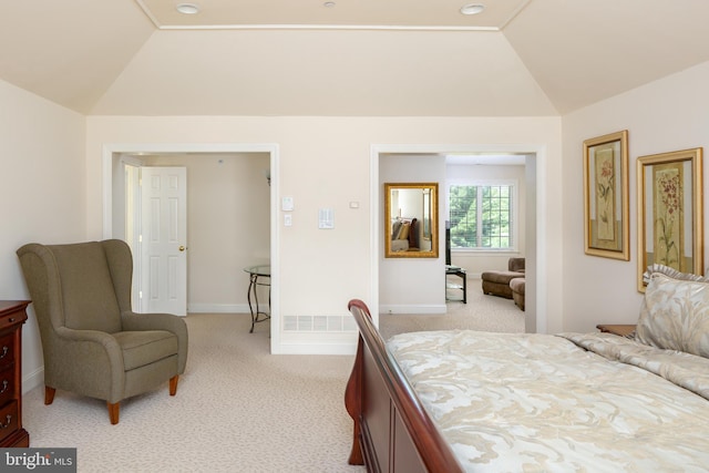 211 Twinings Ln, Wayne, PA 19087 - bedroom with vaulted ceiling and light colored carpet