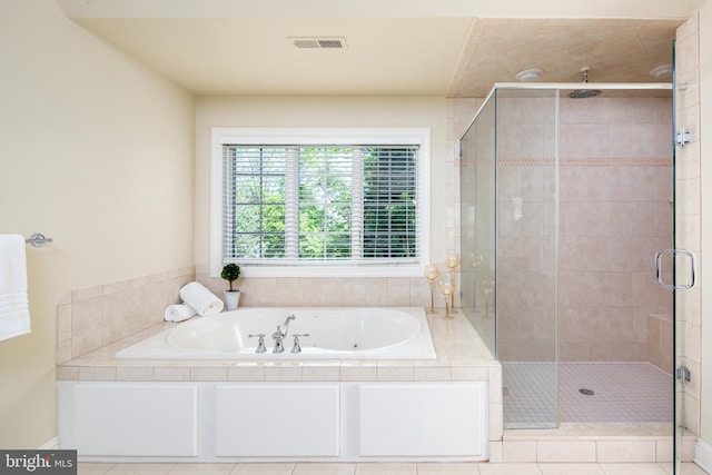 211 Twinings Ln, Wayne, PA 19087 - full bathroom featuring a garden tub and a shower stall