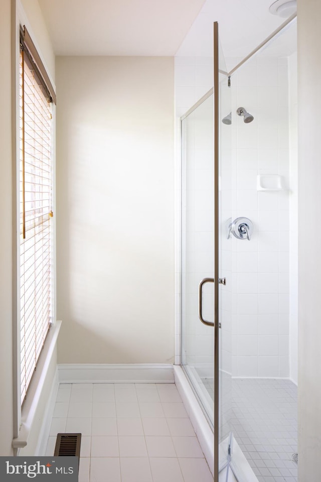 211 Twinings Ln, Wayne, PA 19087 - full bathroom featuring a stall shower and tile patterned floors