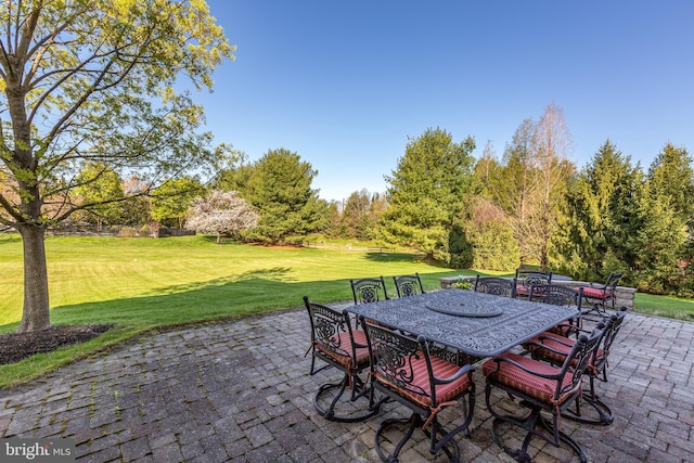211 Twinings Ln, Wayne, PA 19087 - view of patio featuring outdoor dining space