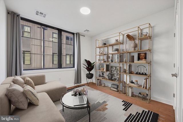 4548 Riverside Way, Philadelphia, PA 19127 - living room with baseboards and wood finished floors