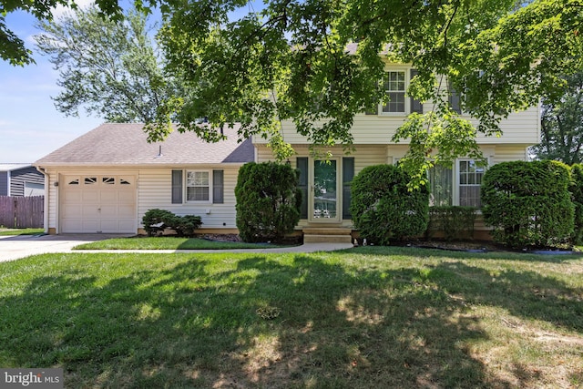 269 Burning Tree Rd, Delran, NJ 08075 - colonial home featuring a garage, concrete driveway, and a shingled roof