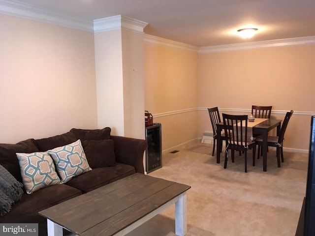 233 Flagstone Rd Unit 5, Chester Springs, PA 19425 - living room with ornamental molding and light carpet