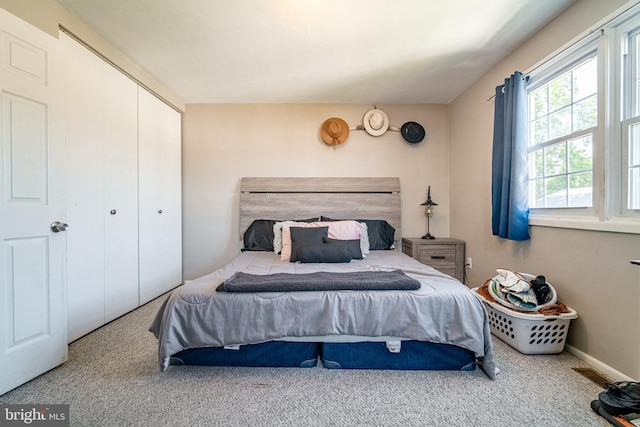 689 Colony Dr, York, PA 17404 - carpeted bedroom with a closet and baseboards
