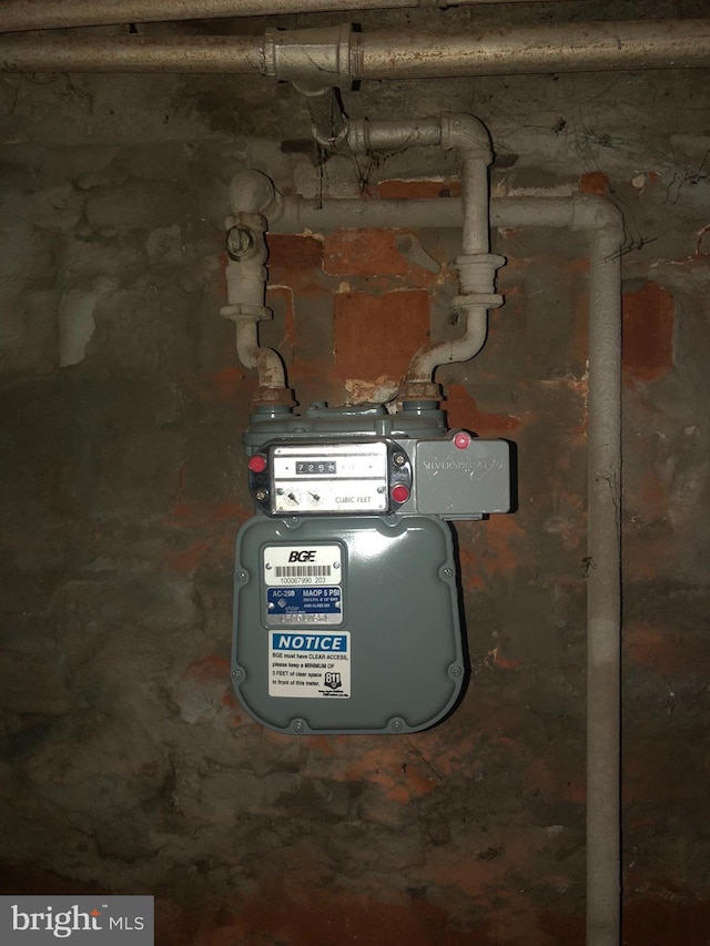 1730 Mckean Ave, Baltimore, MD 21217 - utilities with gas meter