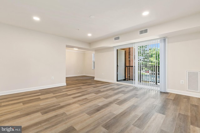 826 Quince Orchard Blvd Unit 101, Gaithersburg, MD 20878 - empty room featuring recessed lighting and wood finished floors