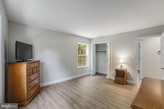6508 Millcreek Rd, Laurel, DE 19956 - bedroom featuring light wood finished floors and a closet
