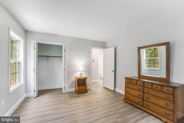 6508 Millcreek Rd, Laurel, DE 19956 - bedroom with light wood-type flooring and a closet