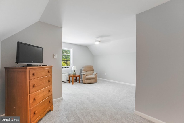 6508 Millcreek Rd, Laurel, DE 19956 - sitting room with lofted ceiling and light colored carpet