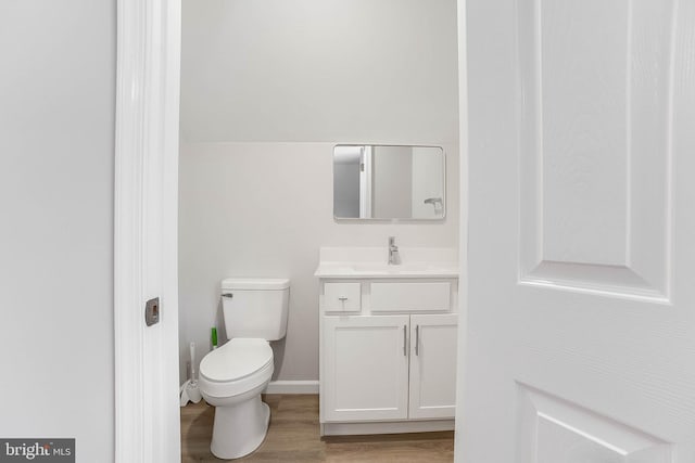 6508 Millcreek Rd, Laurel, DE 19956 - bathroom featuring vanity and wood finished floors