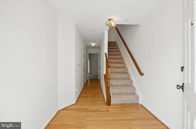 5311 Thomas Sim Lee Ter, Upper Marlboro, MD 20772 - stairs with wood finished floors and baseboards