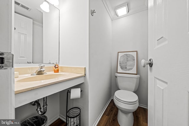 20 Woodvale Dr, Atco, NJ 08004 - bathroom featuring toilet and wood finished floors