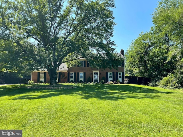14311 Shelter Ln, Haymarket, VA 20169 - view of front facade with a chimney