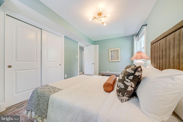 1930 Foxhall Rd, Mclean, VA 22101 - bedroom with wood finished floors and a closet