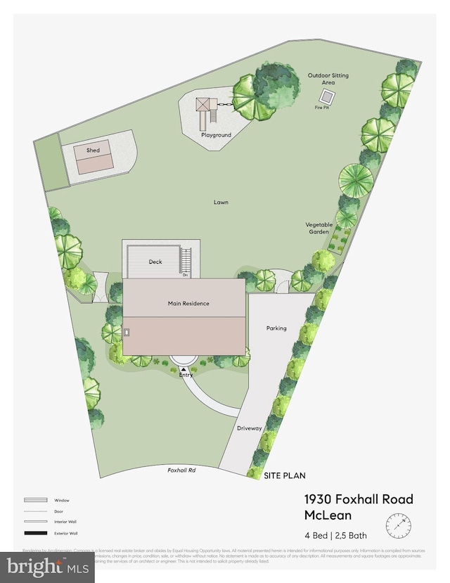 1930 Foxhall Rd, Mclean, VA 22101 - map / location