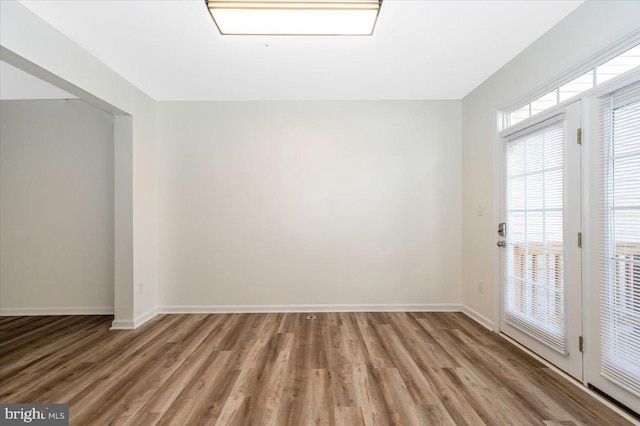 1806 Wheyfield Dr, Frederick, MD 21701 - unfurnished room with wood finished floors and baseboards