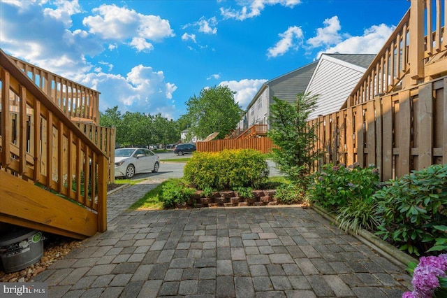 1806 Wheyfield Dr, Frederick, MD 21701 - view of patio / terrace featuring stairs