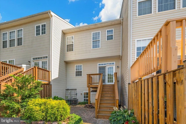 1806 Wheyfield Dr, Frederick, MD 21701 - rear view of house featuring stairway