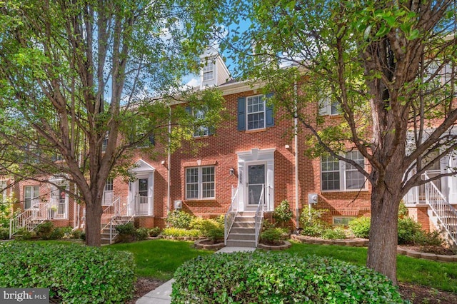 1806 Wheyfield Dr, Frederick, MD 21701 - view of front of house with brick siding and stairs