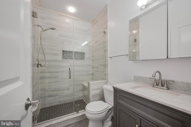 1817 6th St NW Unit A, Washington, DC 20001 - bathroom featuring vanity and a shower stall