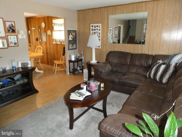 2 Pineview, Berlin, NJ 08009 - living room with wooden walls and wood finished floors