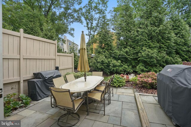 2119 21st Rd N, Arlington, VA 22201 - view of patio featuring outdoor dining space and area for grilling
