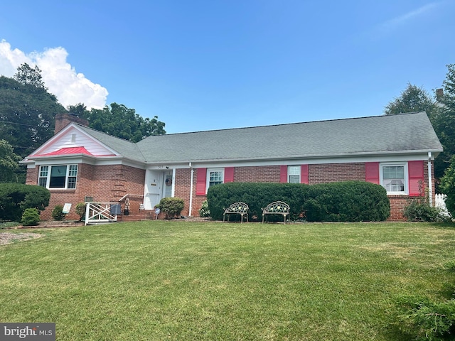 503 Macoy Ave, Culpeper, VA 22701 - single story home with brick siding and a front lawn