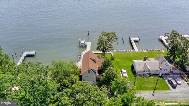 4715 Oak Rd, Shady Side, MD 20764 - drone / aerial view of a large body of water