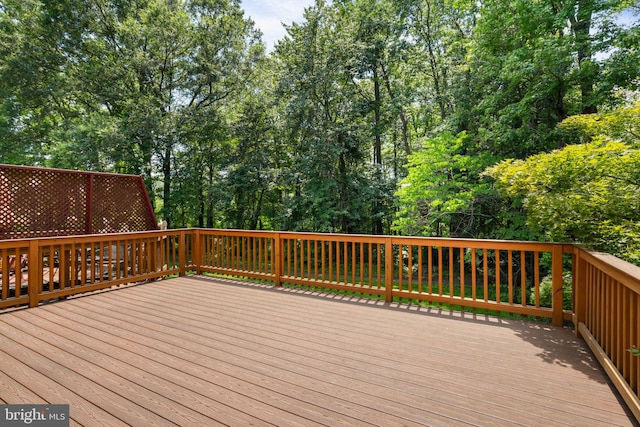 8281 Clifton Farm Ct, Alexandria, VA 22306 - view of wooden deck