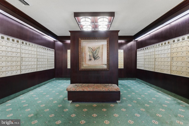 3701 S George Mason Dr Unit 901N, Falls Church, VA 22041 - lobby with ornamental molding and wooden walls