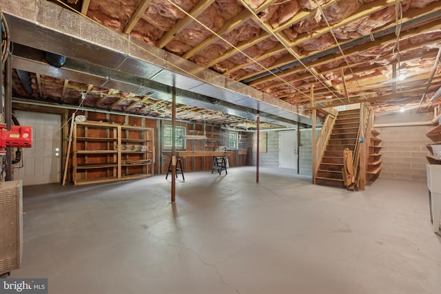 249 Mattson Rd, Garnet Valley, PA 19060 - below grade area featuring stairway